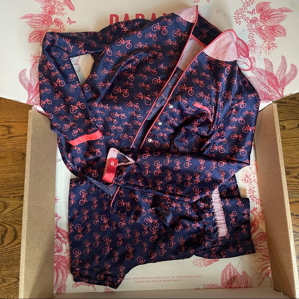 Anthropologie Eloise Bicycle Pajama pants